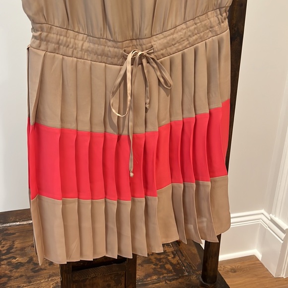 Cache pleated dress with drawstring waist size M - Picture 3 of 6